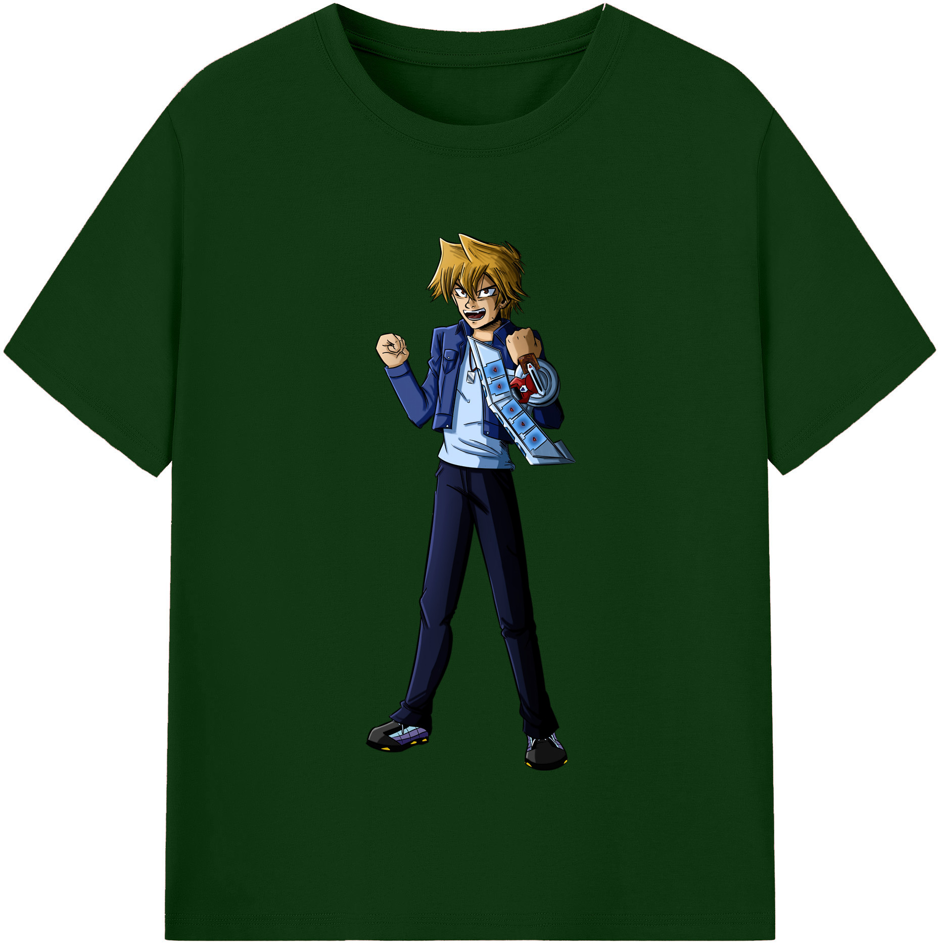 （画像用） 遊☆戯☆王 Yu-Gi-Oh! 綿100％半袖Tシャツ（フロントプリント）